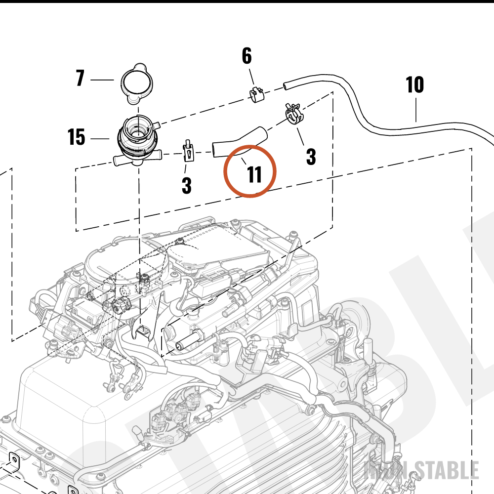 Harley-Davidson Hose, Rdtr, Charger To Fillneck