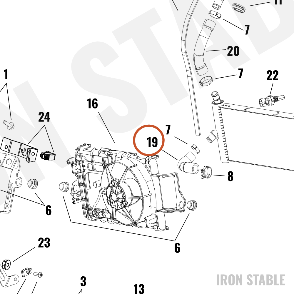 Harley-Davidson Hose, Rdtr, Outlet