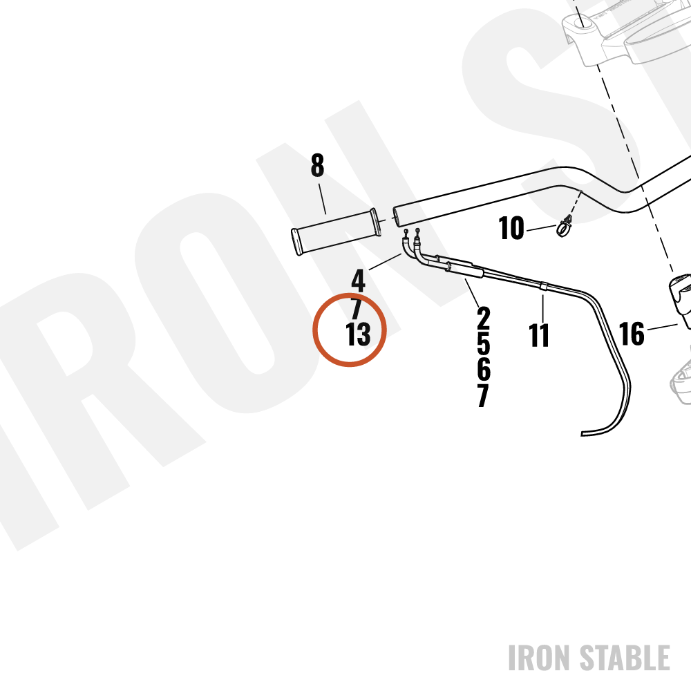 Harley-Davidson Cable, Idle, Control