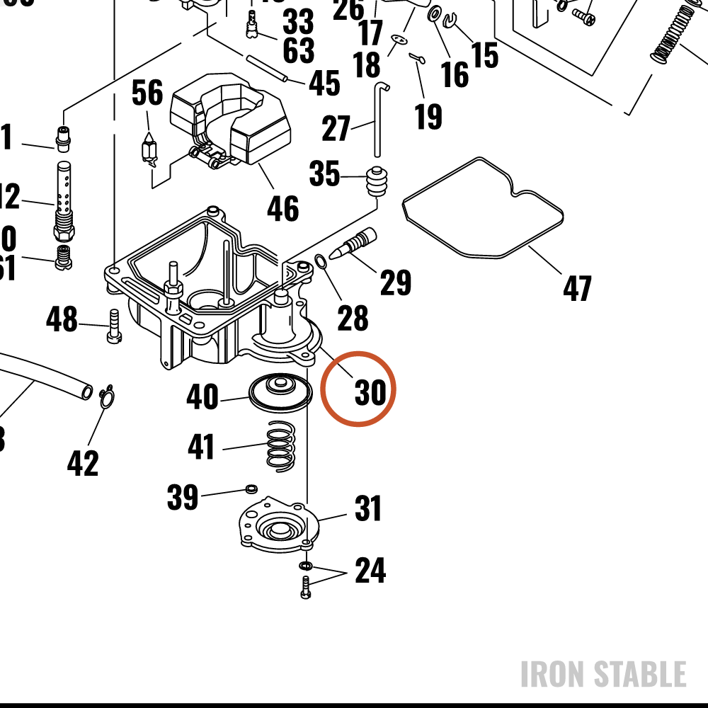 Harley-Davidson Float Chamber Assembly