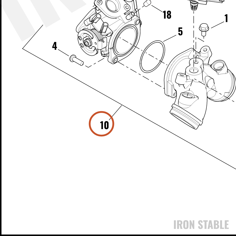 Harley-Davidson Fuel System Assembly, 38mm Manfld