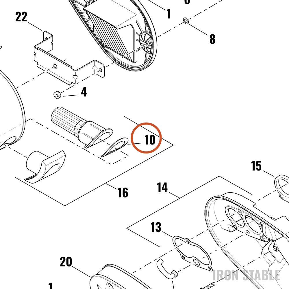 Harley-Davidson Gasket, Ram Air Duct, X