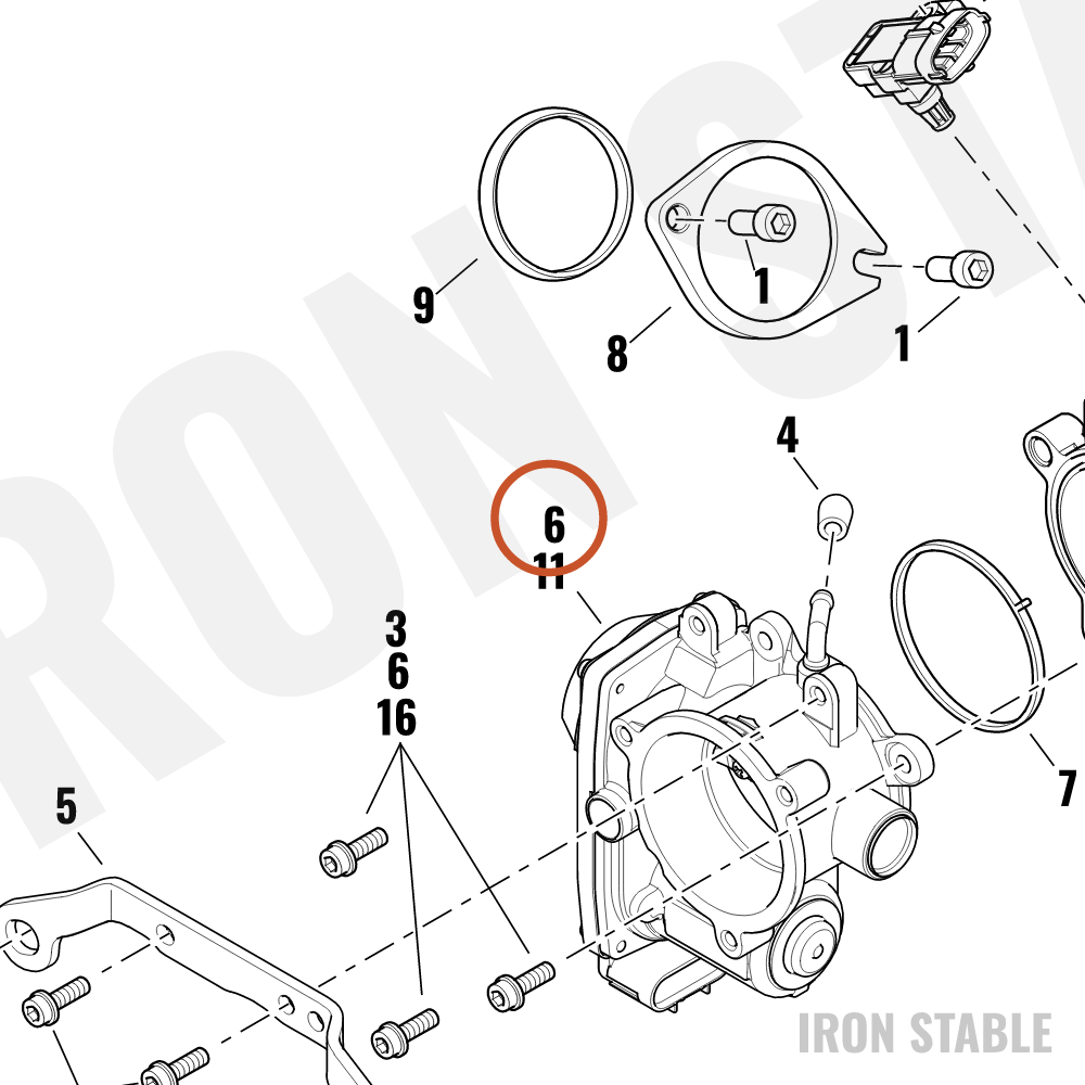 Harley-Davidson Manifold, Throt Body/Intk, Kit