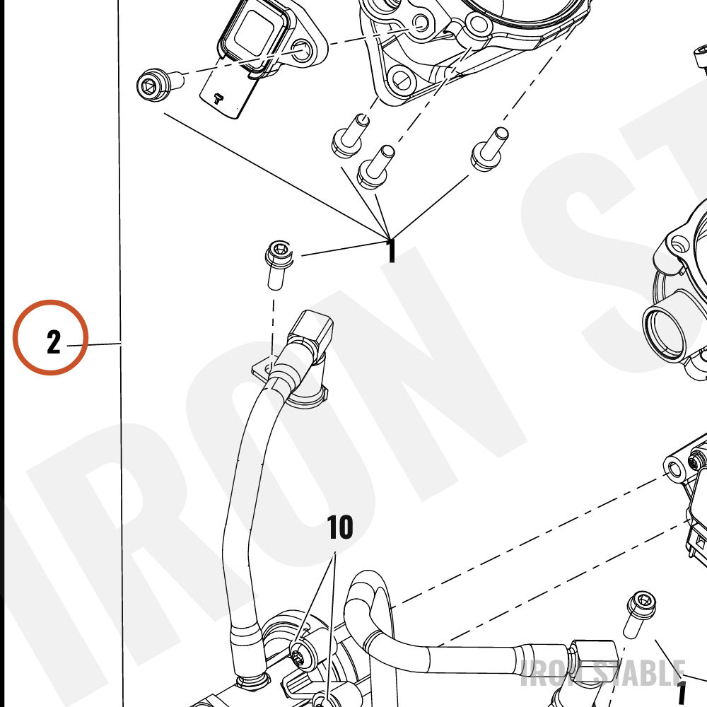 Harley-Davidson Manifold, Throt Body/Intk, Kit I