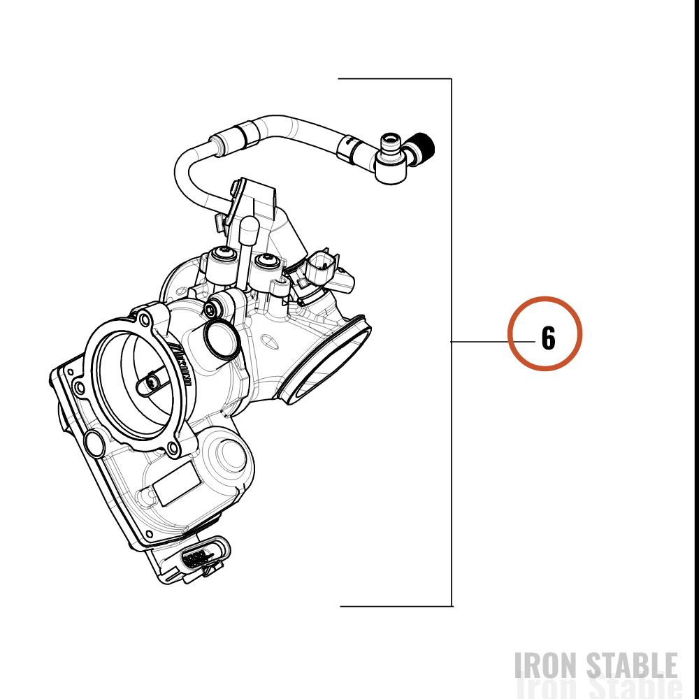 Harley-Davidson Manifold, Throt Body/Intk, 58 Mm