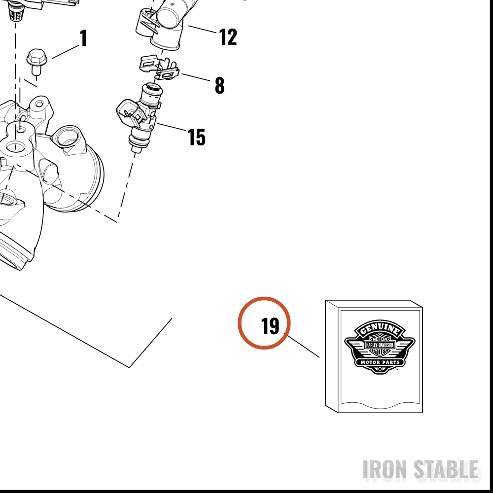 Harley-Davidson Kit-Seal, Restrictor, 35kw