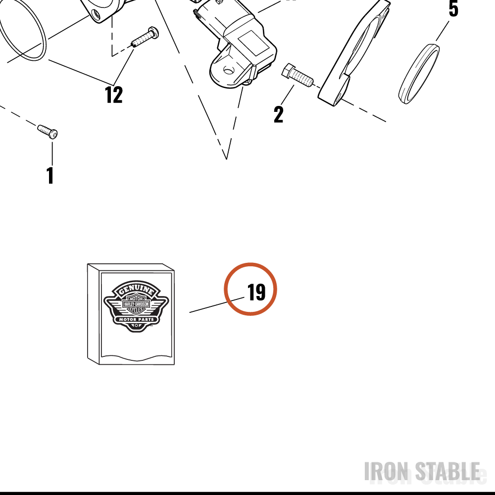 Harley-Davidson Throt Body-Intk Sub-Component, Str