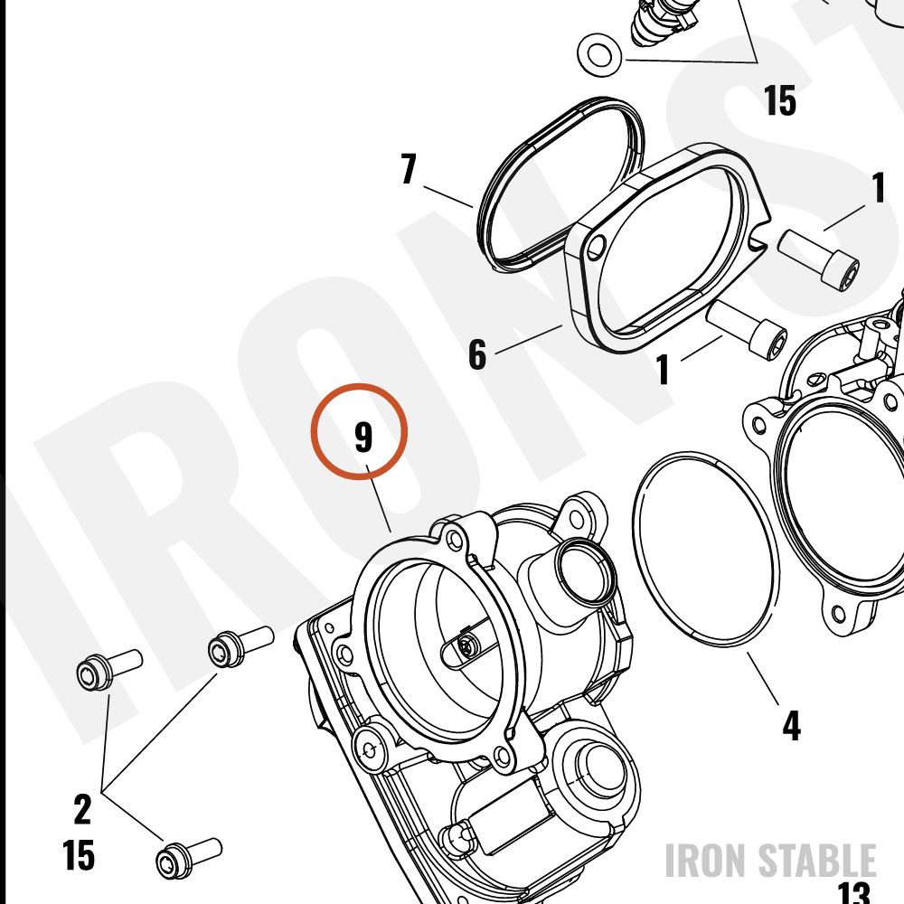 Harley-Davidson Kit, Intk, 68mm, Se