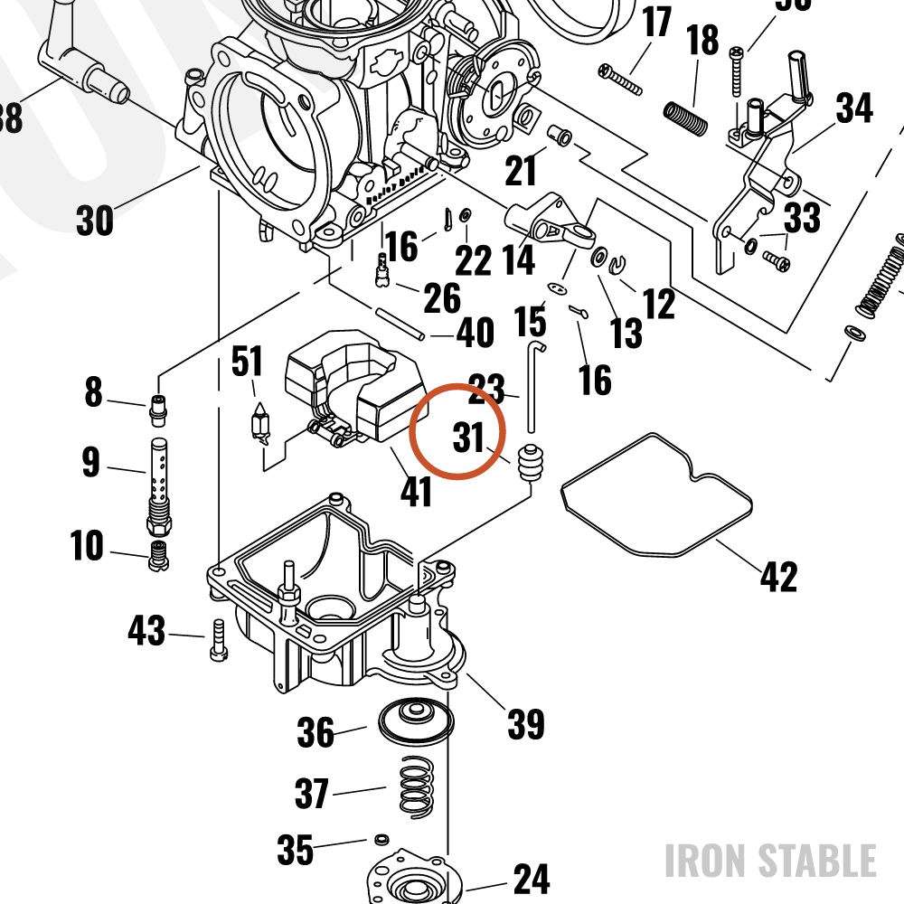 Harley-Davidson Boot, Carb
