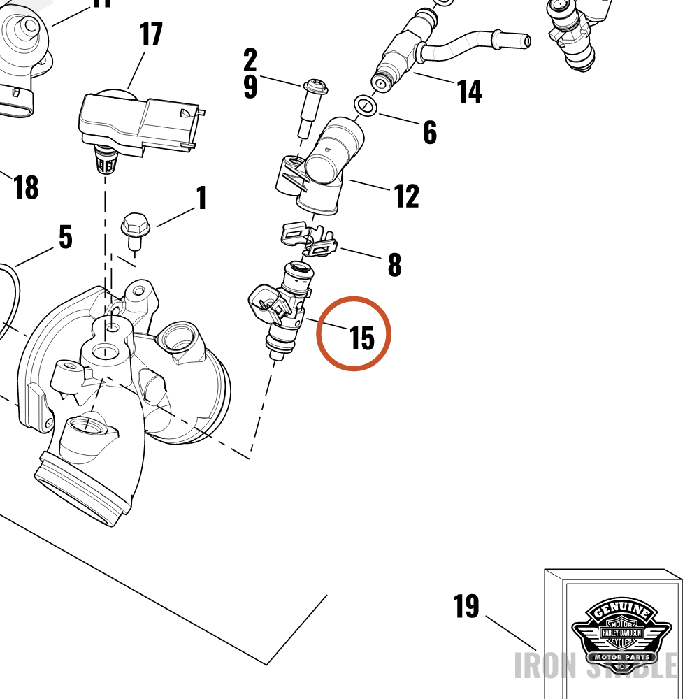 Harley-Davidson Fuel Injector