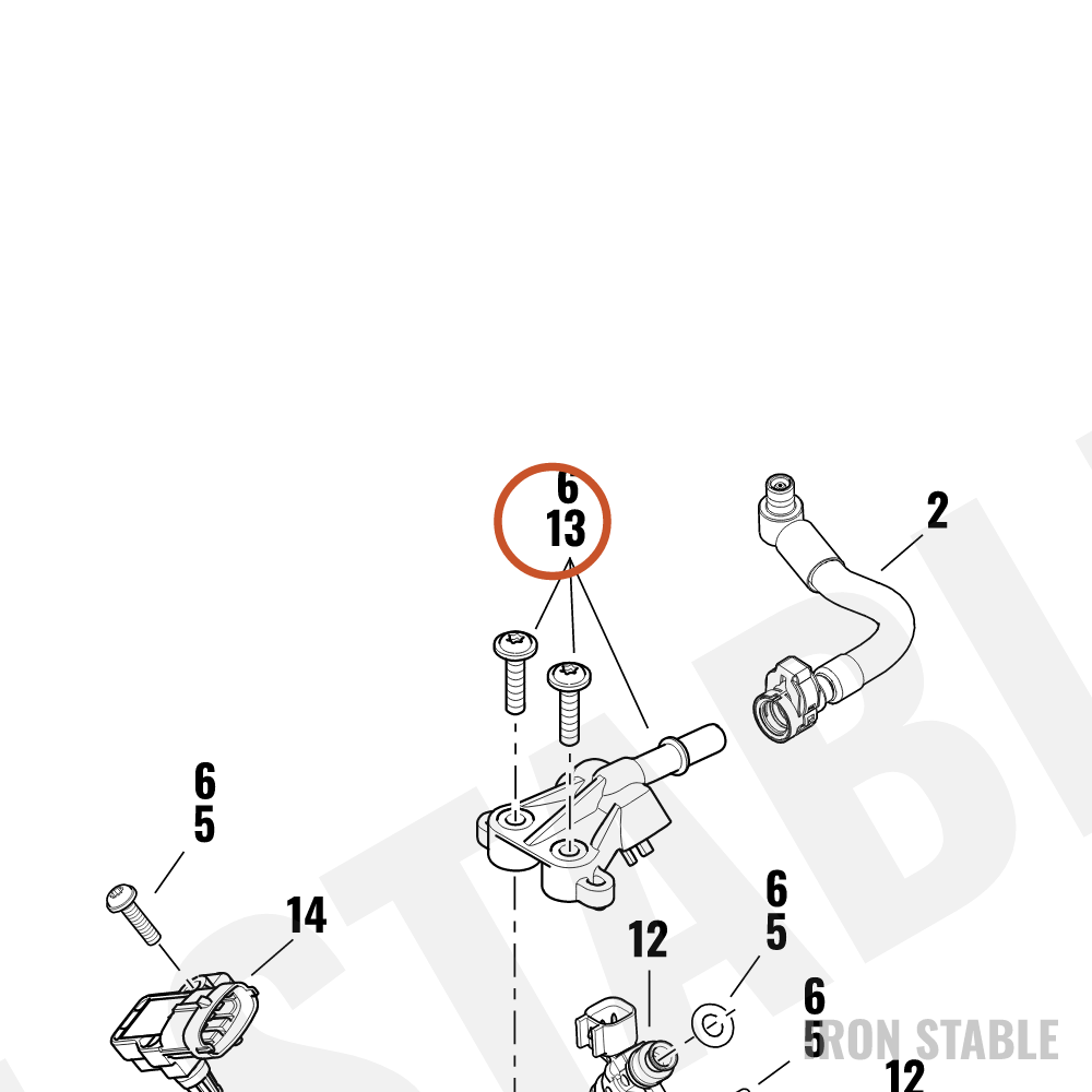 Harley-Davidson Fuel Rail, Kit