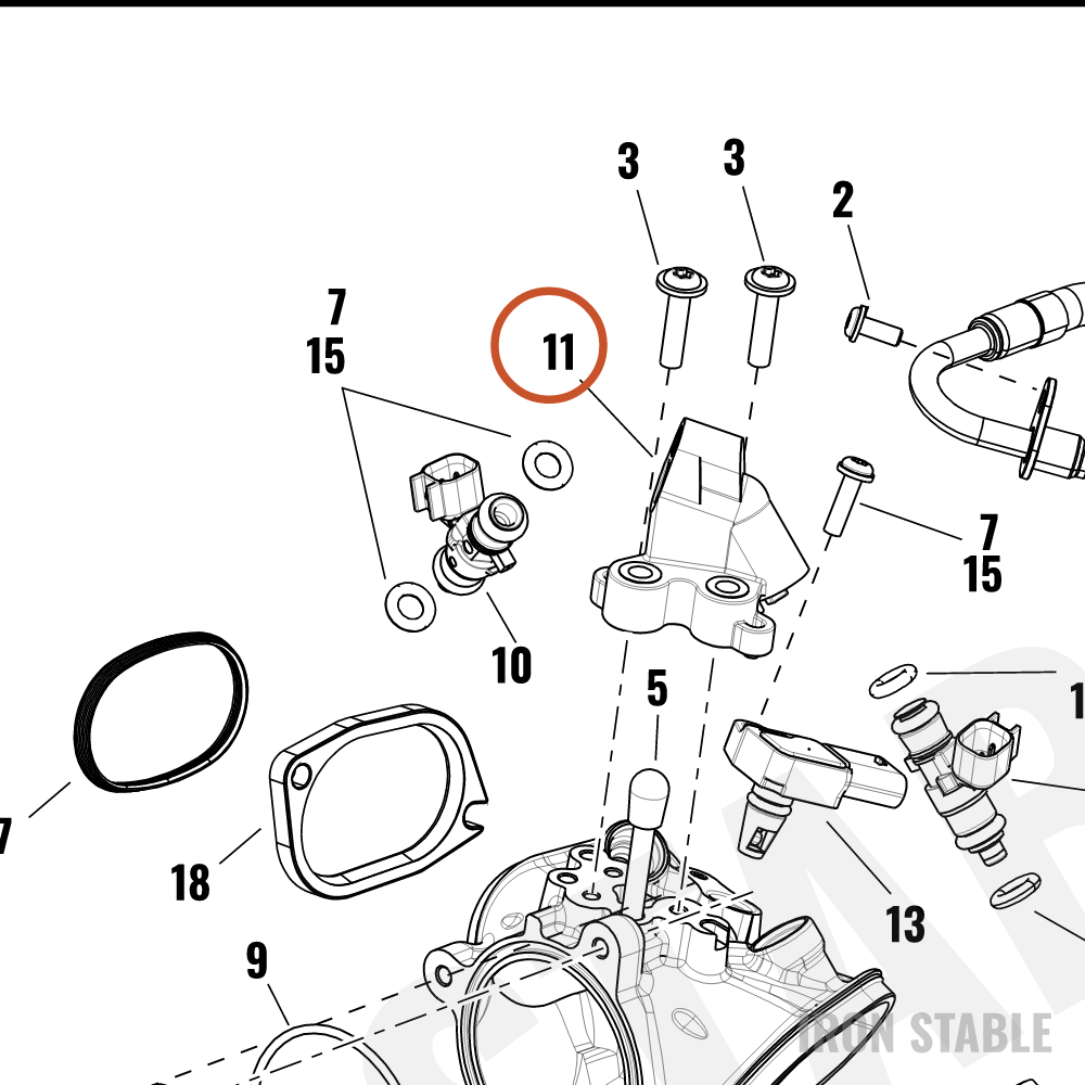 Harley-Davidson Fuel Rail, Kit