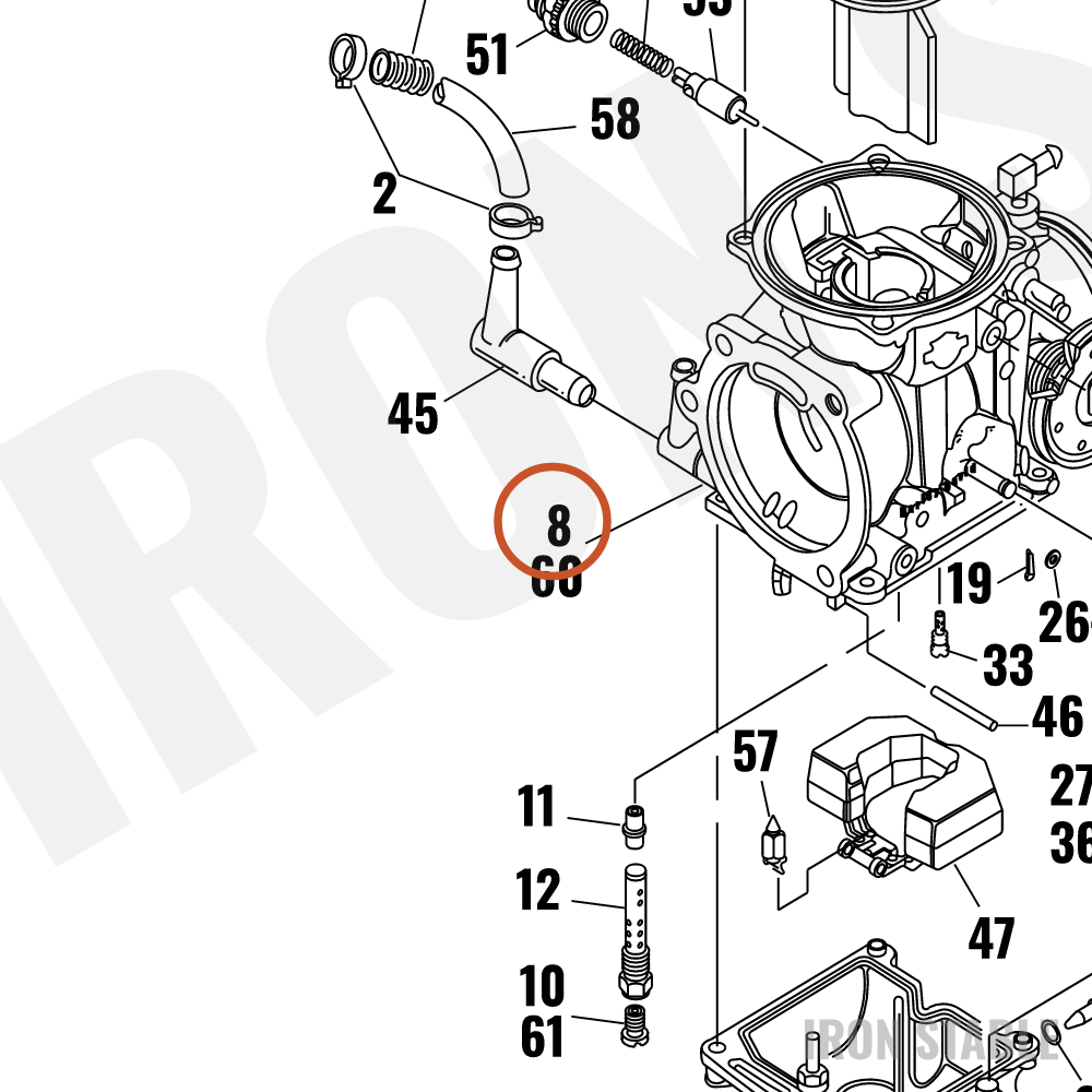 Harley-Davidson Carburetor, 49 State, Fxst/Fls