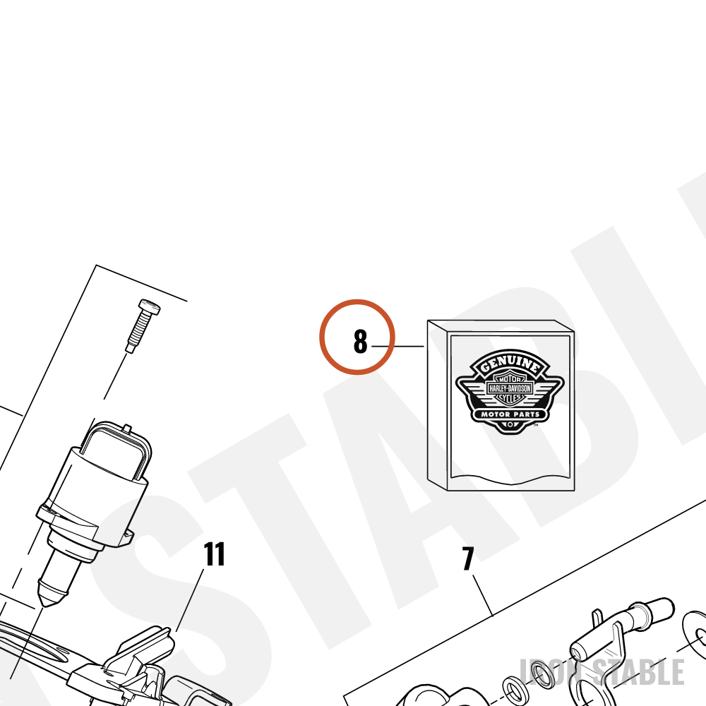 Harley-Davidson Kit Hardware Iafm, Efi/Tc88