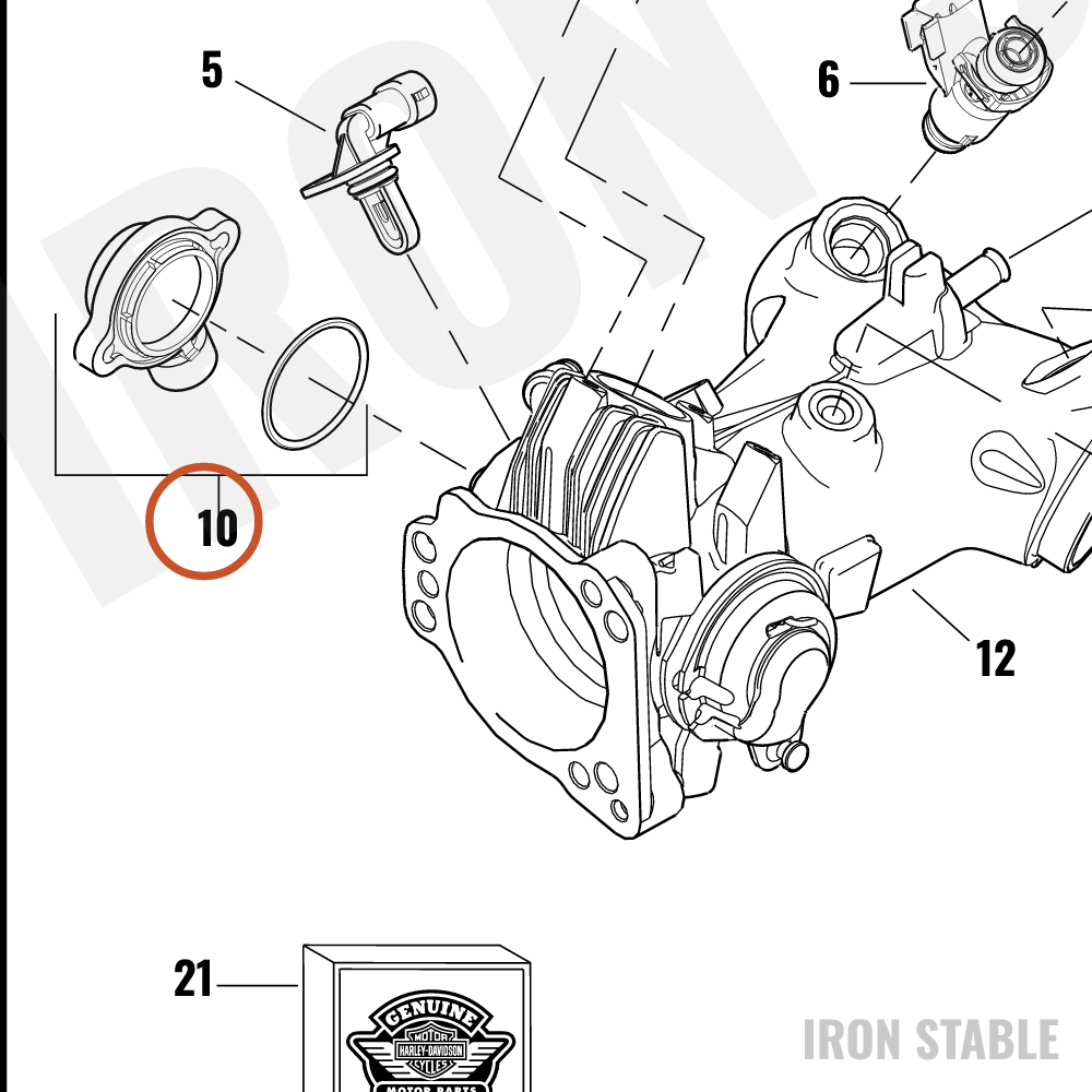 Harley-Davidson Kit Sensor, Thrtl Position, Efi/