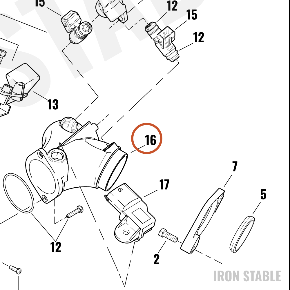Harley-Davidson Intake Manifold