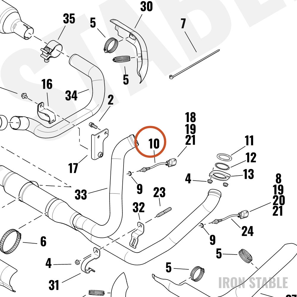 Harley-Davidson Sensor, Chem/Gas, X