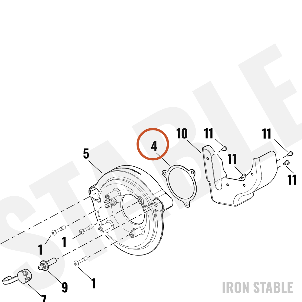 Harley-Davidson Seal, Airbox, Bkpl, Induct Mdl