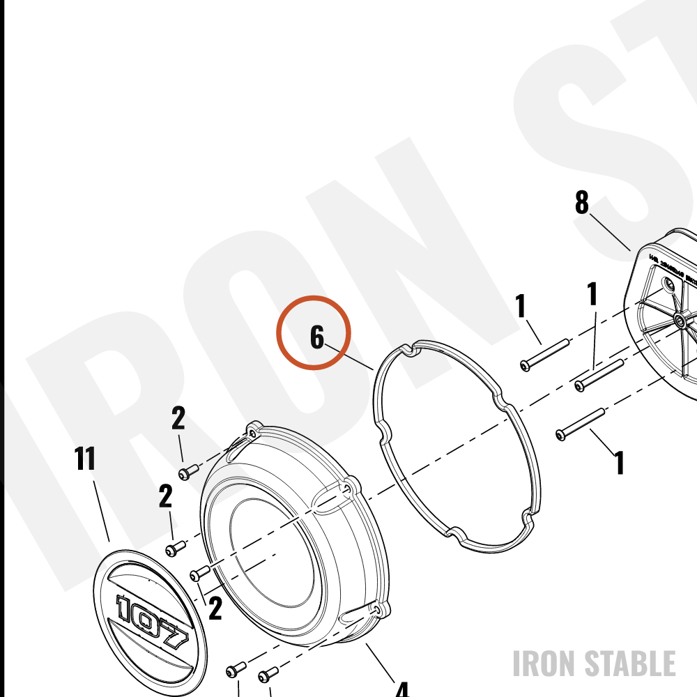 Harley-Davidson Seal, Airbox, Radialbolt