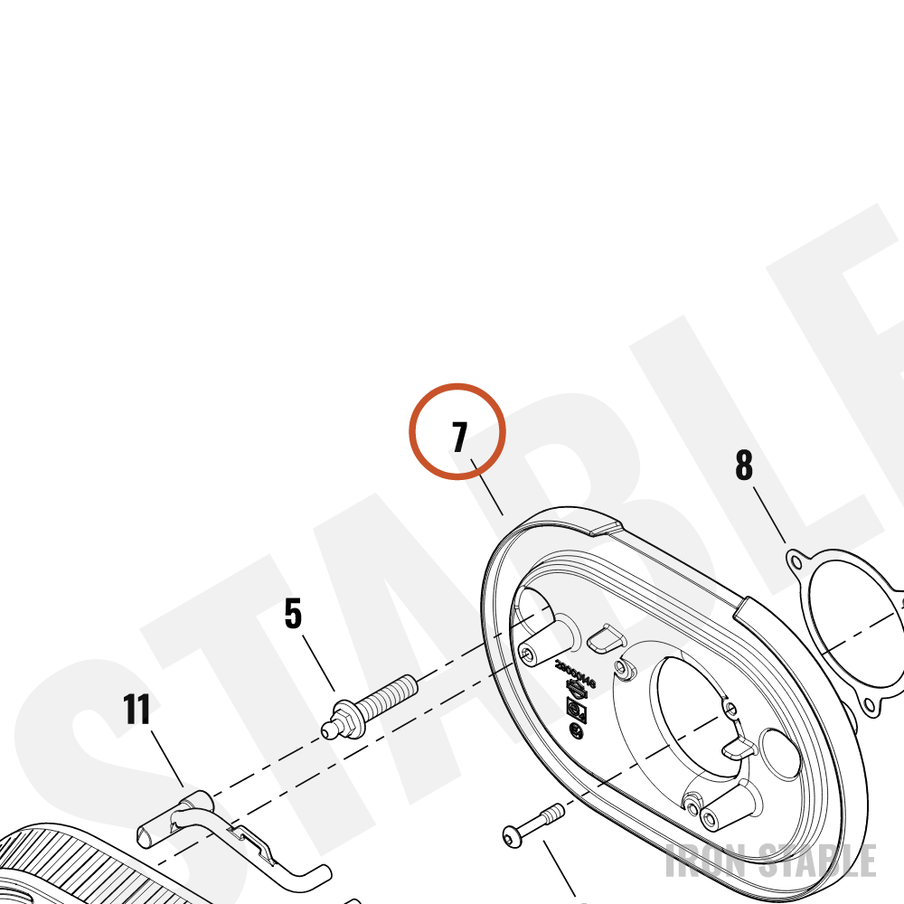 Harley-Davidson Baseplate, Airbox, My16, Pac, Bckp