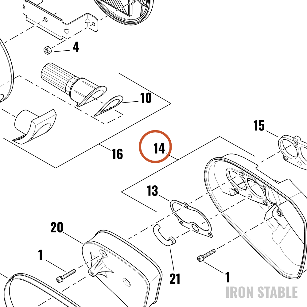 Harley-Davidson Baseplate, Airbox, Bp, Assembly