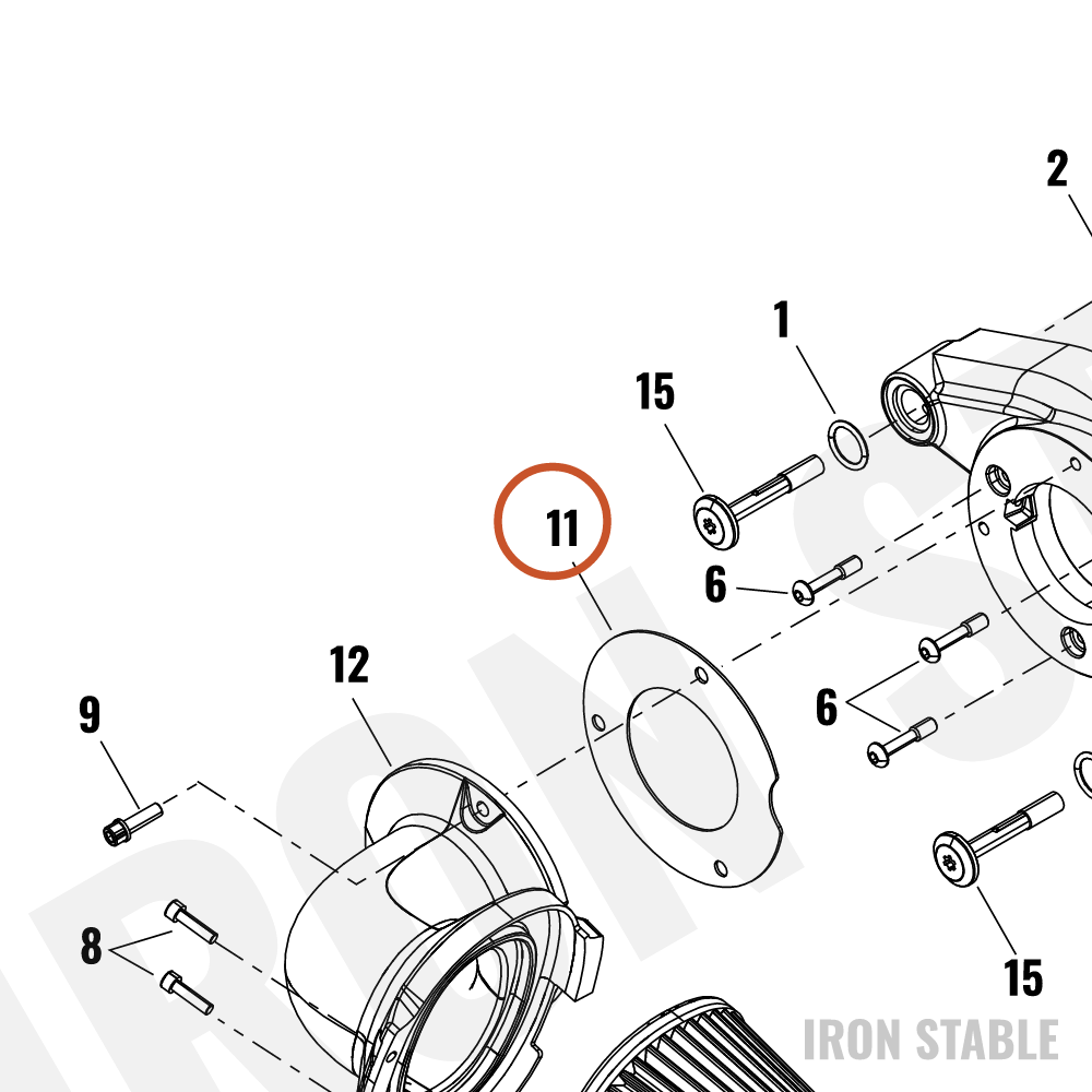 Harley-Davidson Seal, Airbox, Tube, Base