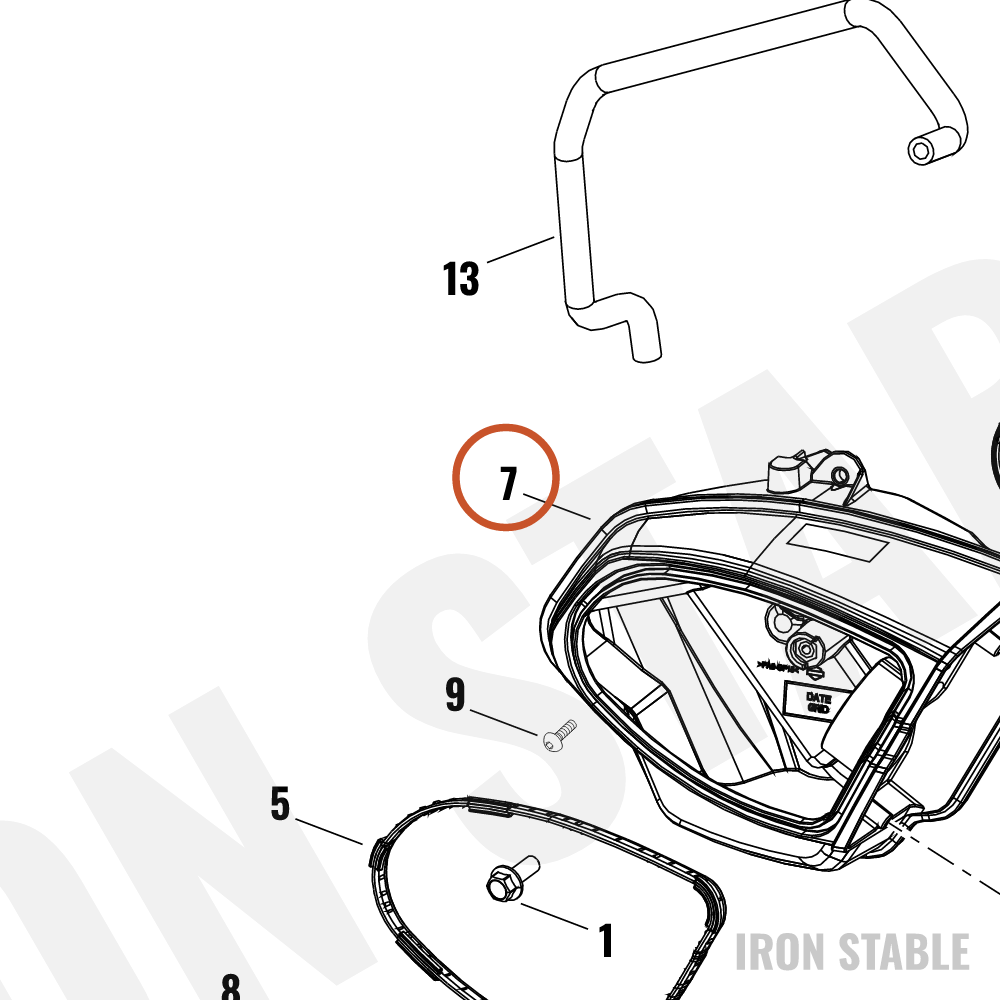 Harley-Davidson Baseplate, Airbox, Assembly