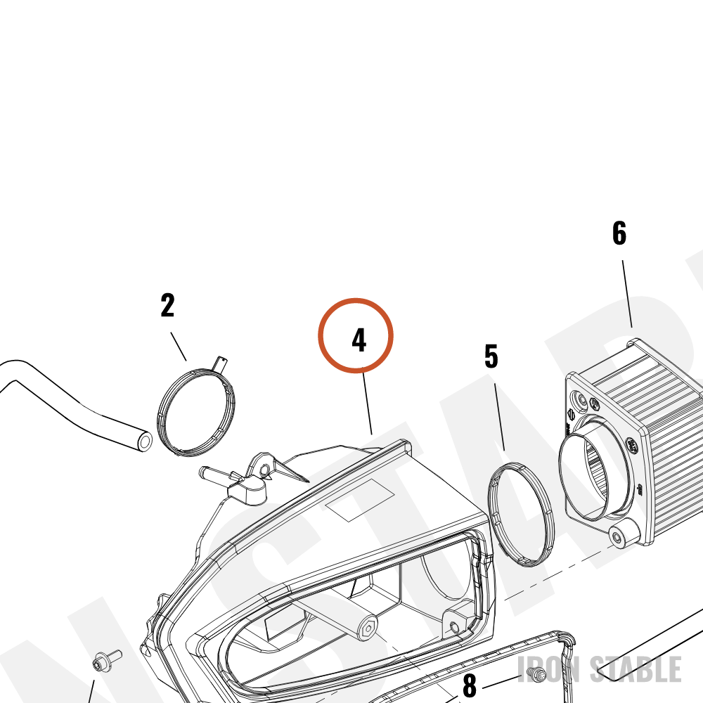 Harley-Davidson Baseplate, Airbox, Assembly