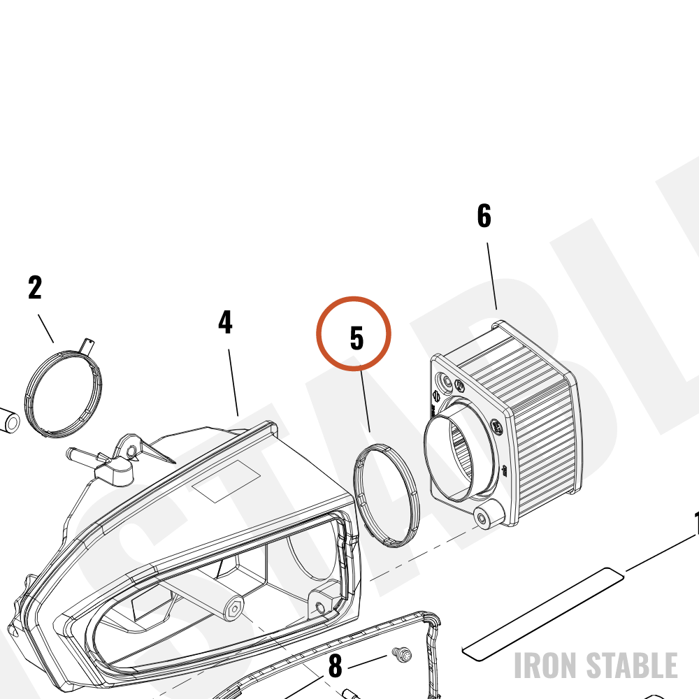 Harley-Davidson Seal, Airbox, Filter