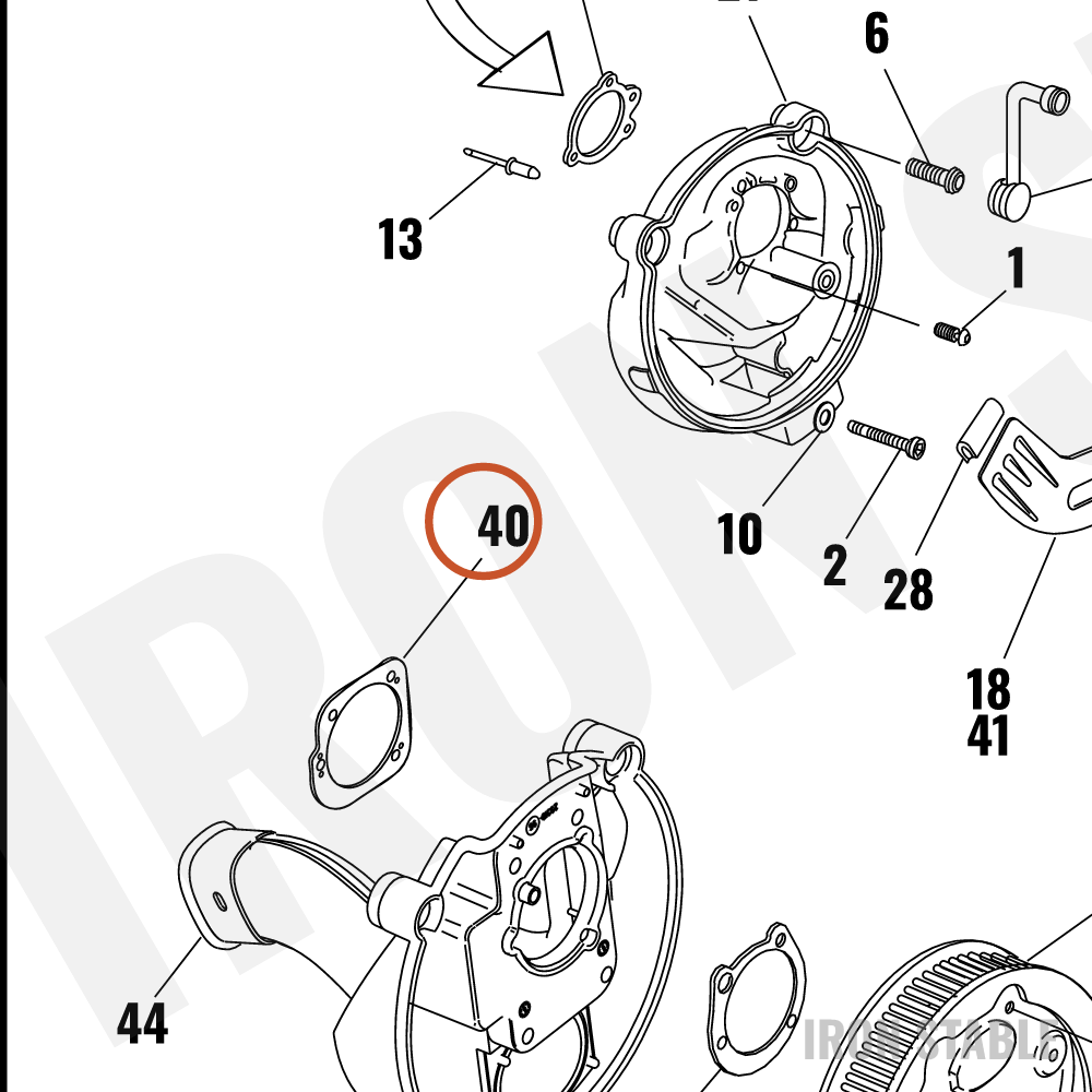 Harley-Davidson Gasket, Cover, X