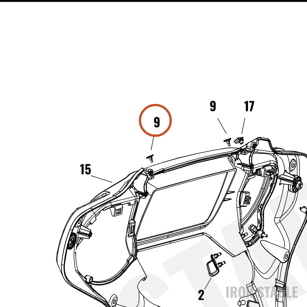 Harley-Davidson Air Duct, Bumper