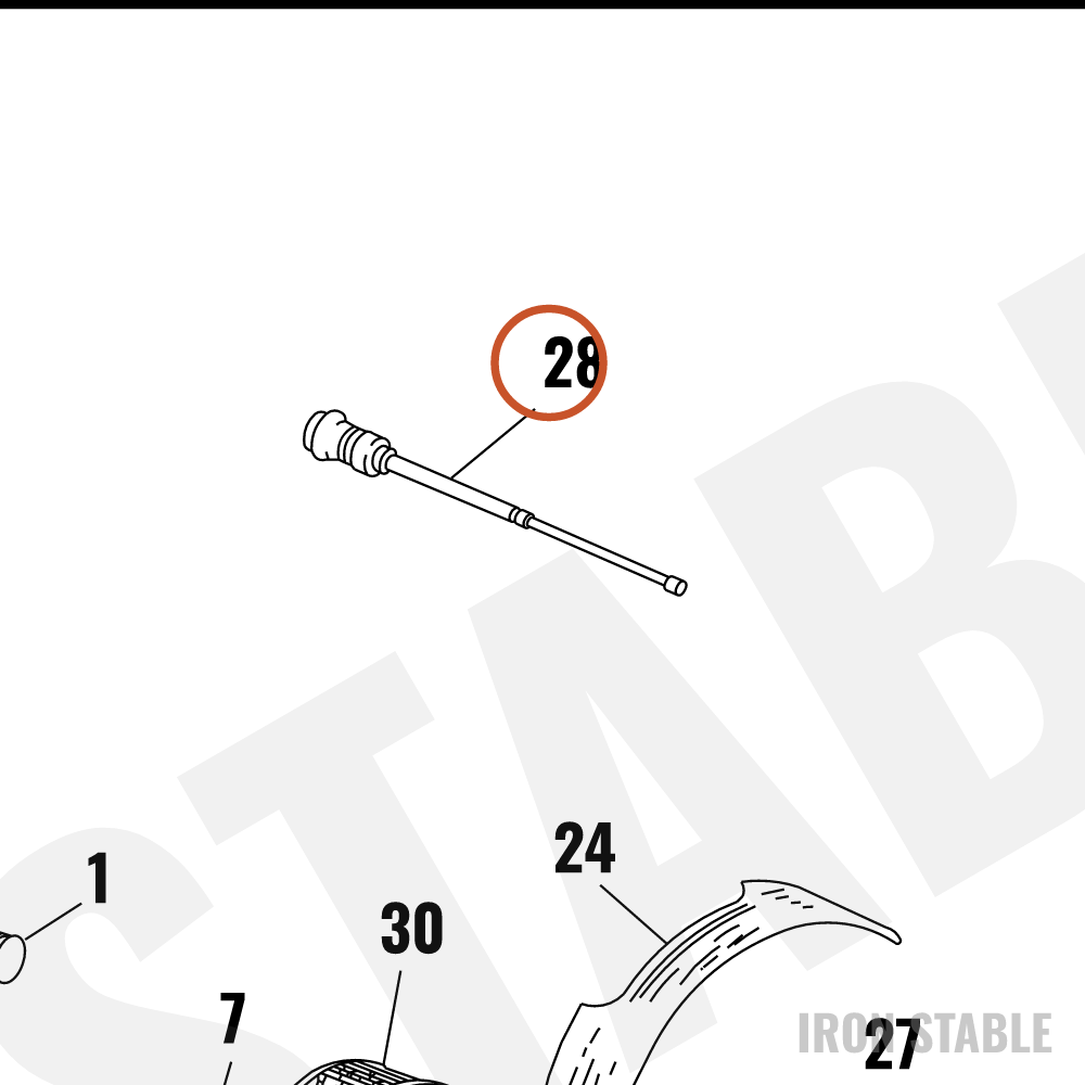 Harley-Davidson Cable, Carburetor Enrichment