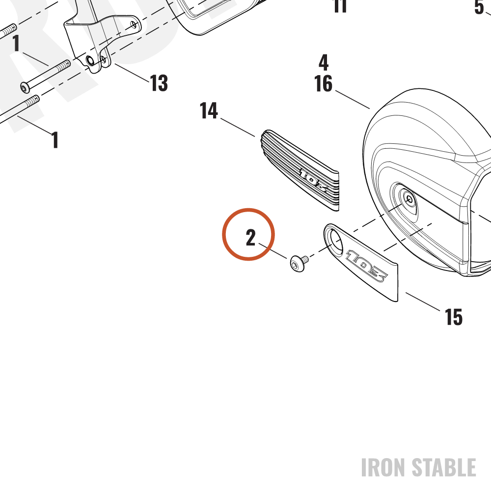 Harley-Davidson Screw, Button Head (Special)