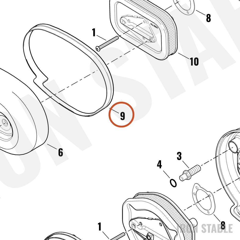 Harley-Davidson Seal, Airbox, X