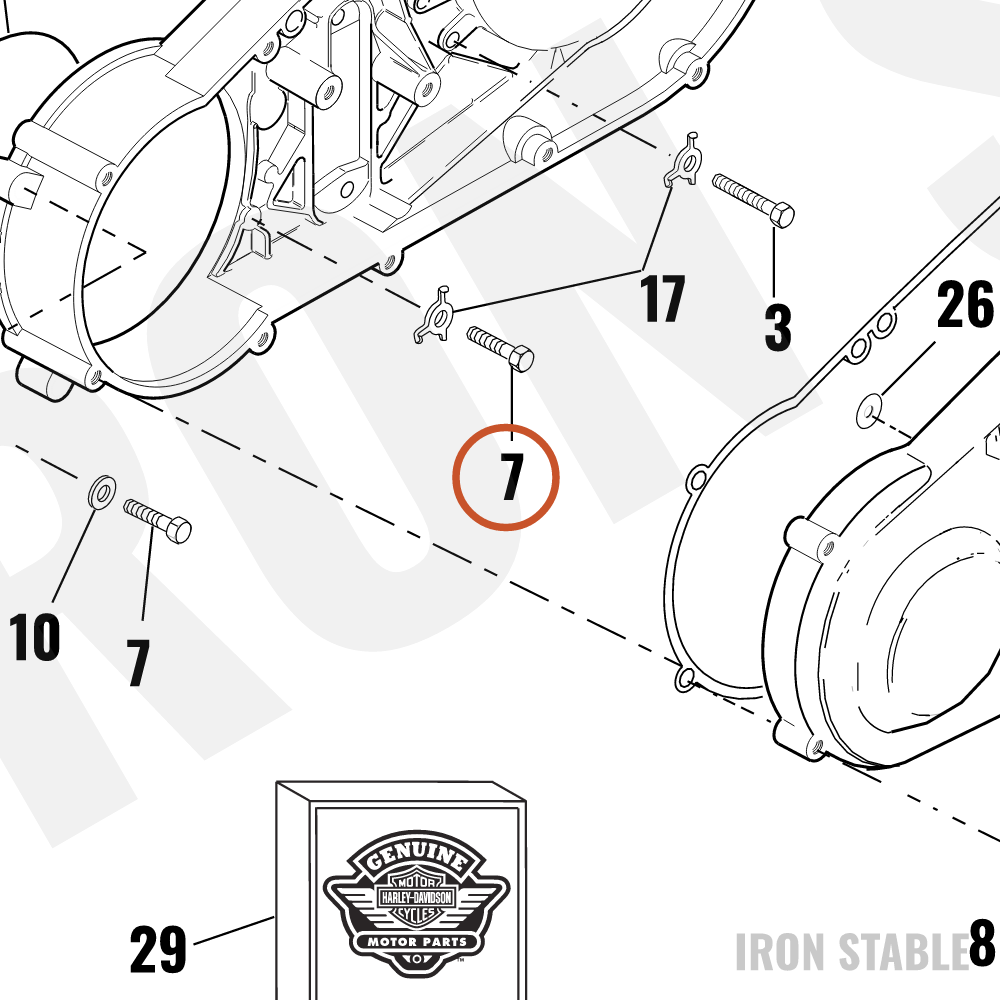 Harley-Davidson Screw, Screw, Hexcap