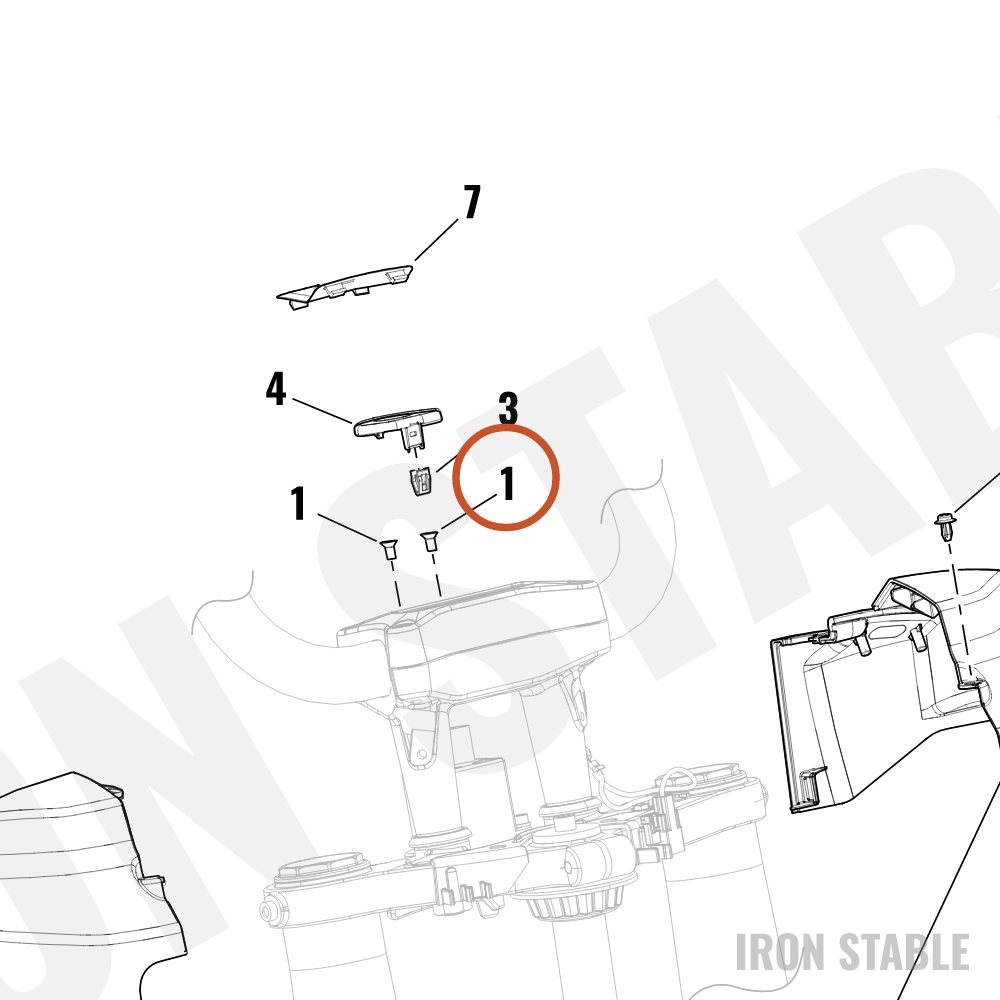 Harley-Davidson Screw Flat Hd Machine