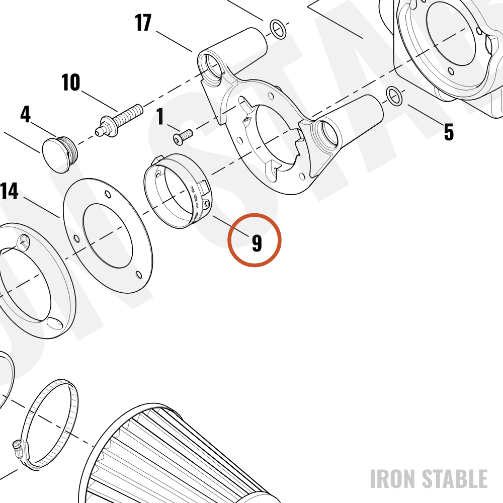 Harley-Davidson Adapter, A-C, 58mm-To-50mm