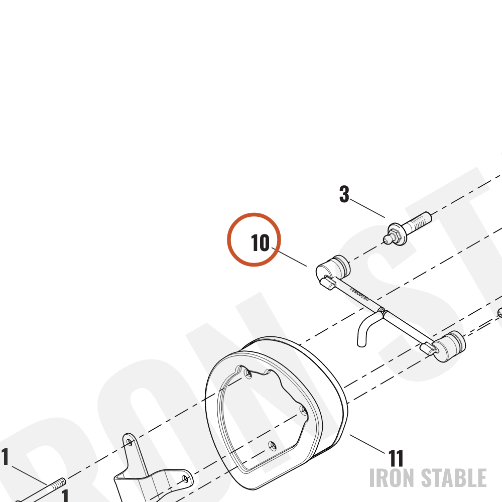 Harley-Davidson Breather Hose Assembly, A-C