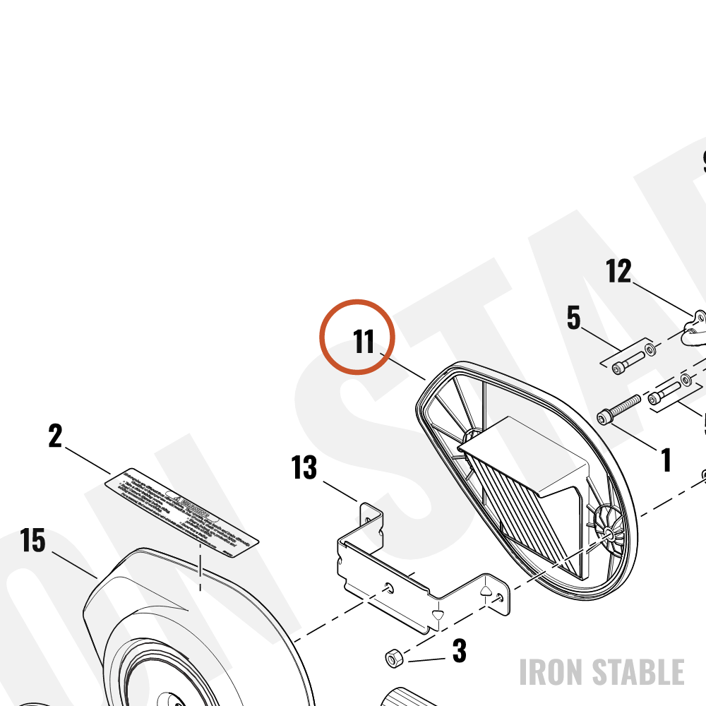 Harley-Davidson Housing Plate, Air Filter