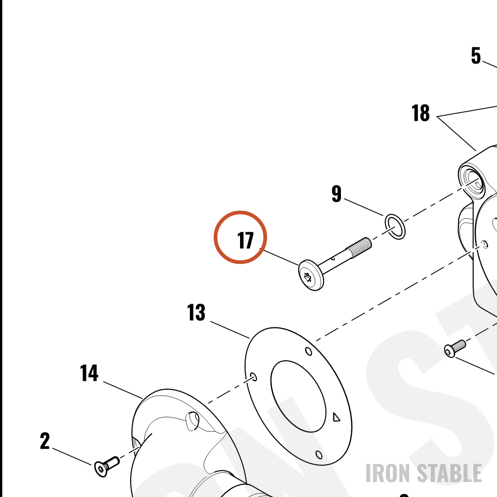 Harley-Davidson Bolt, Brthr, Zinc