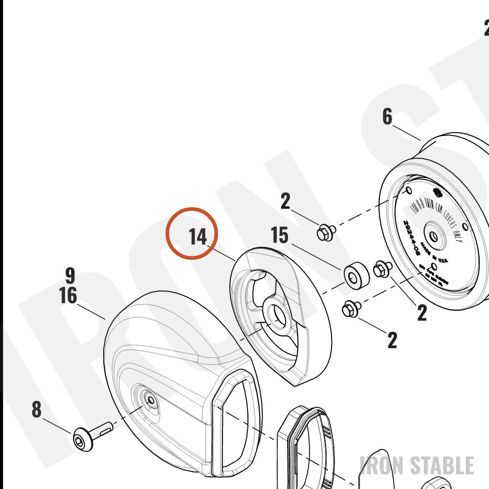 Harley-Davidson Adapter Air Cleaner