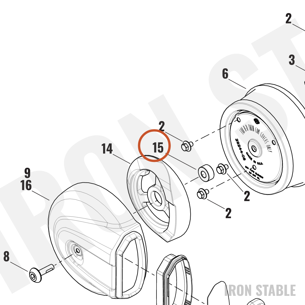 Harley-Davidson Spacer Air Cleaner