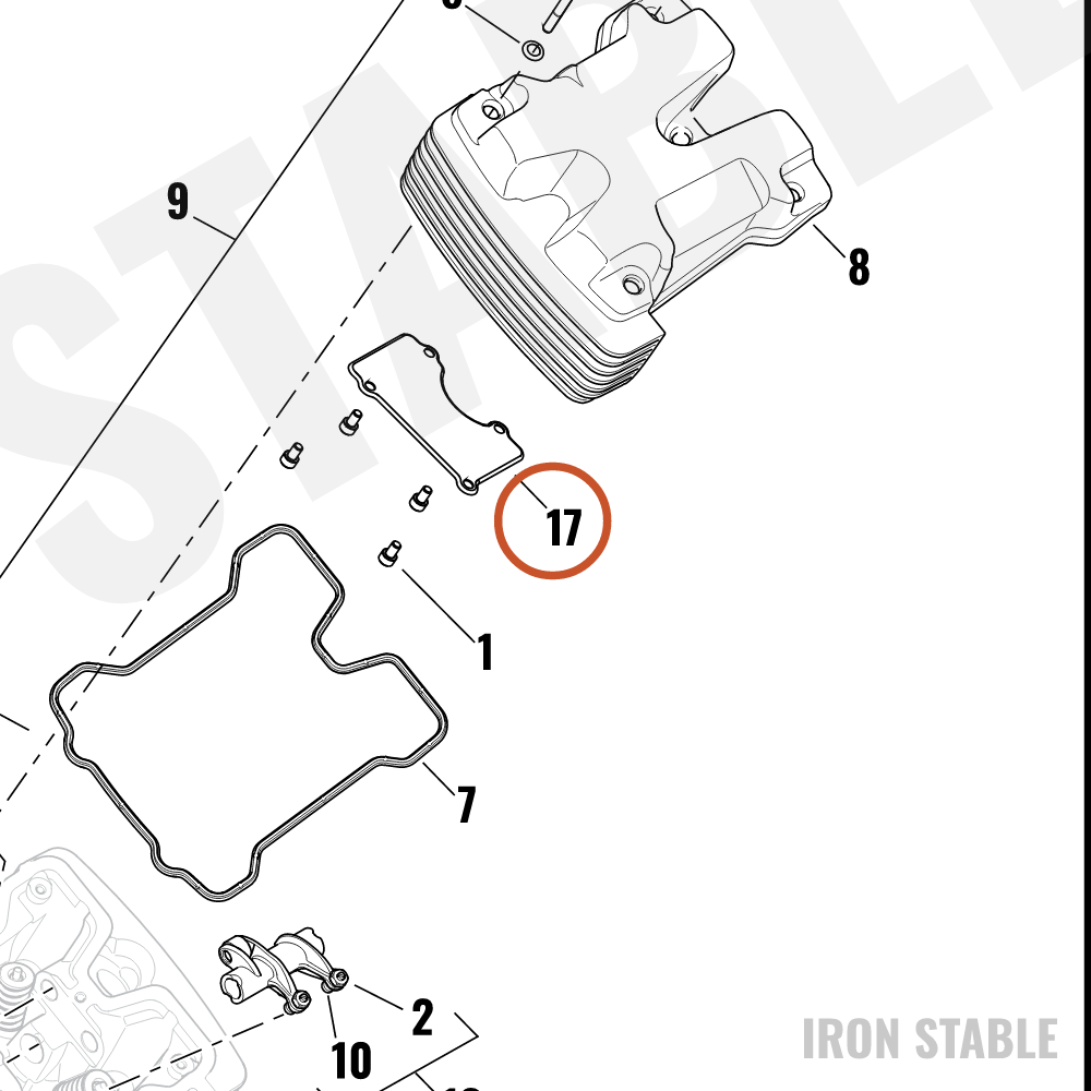 Harley-Davidson Baffle, Plate, Breather Sys