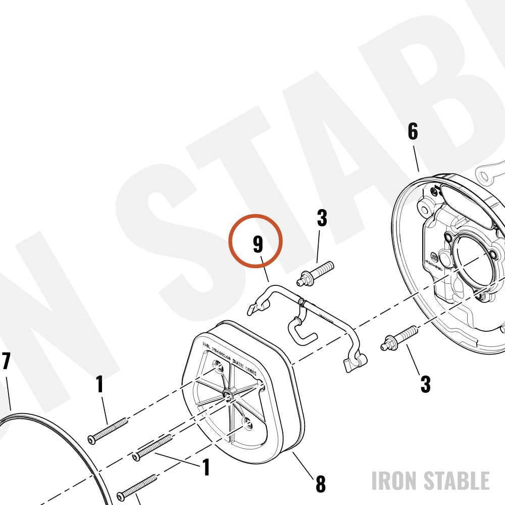 Harley-Davidson Hose, Brthr, Assembly, A-C