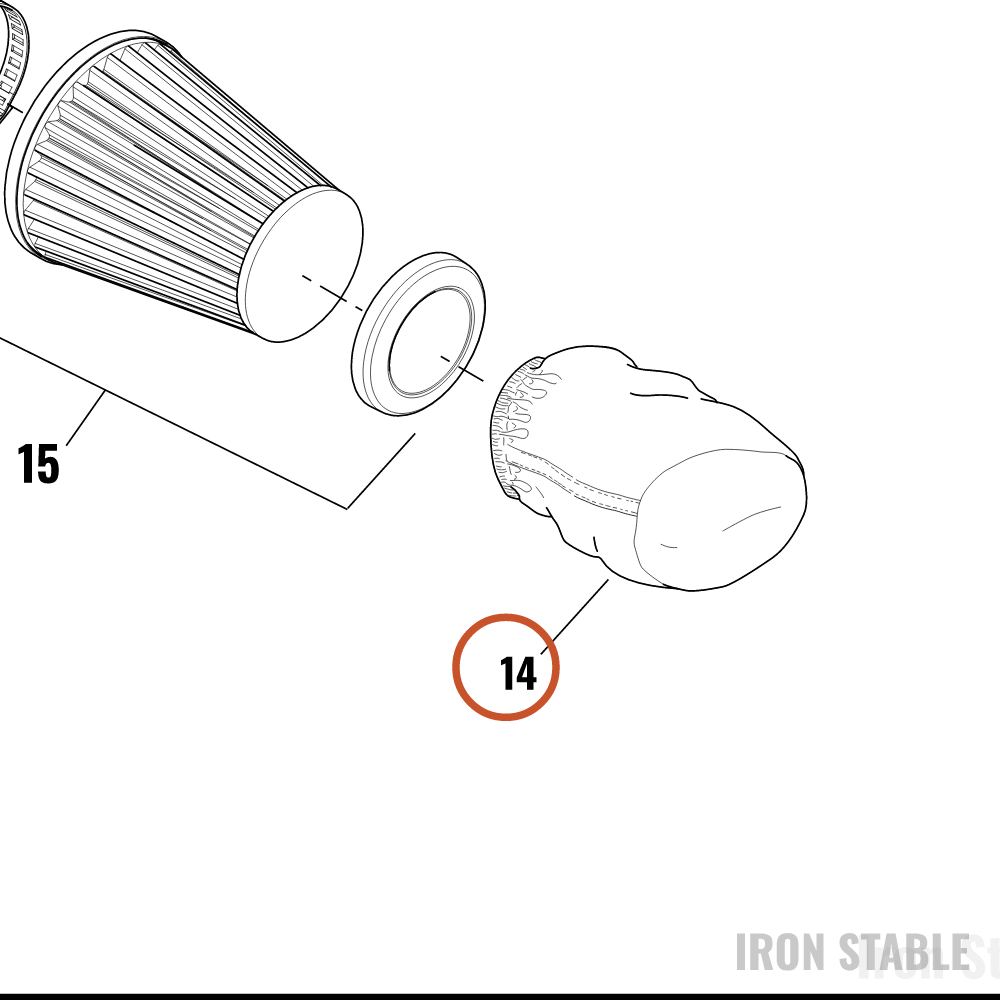 Harley-Davidson Airclnr, Pre-Charger, Airfilter