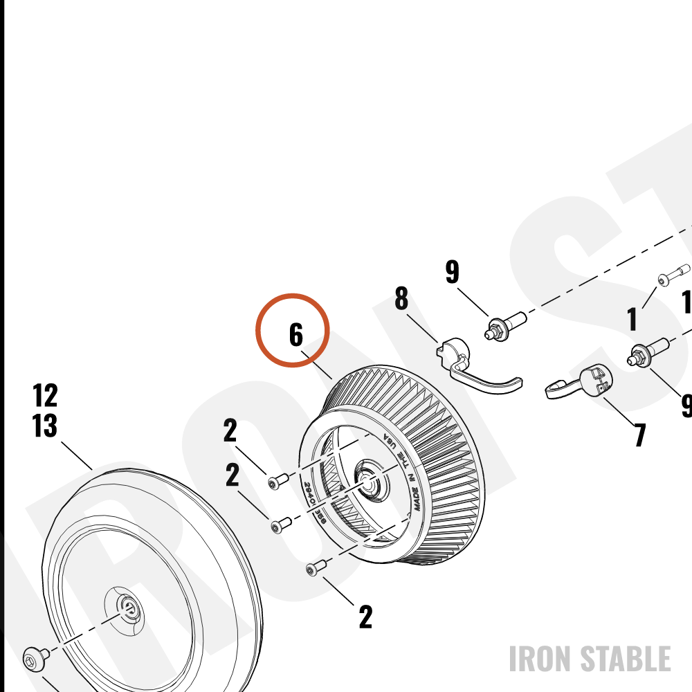 Harley-Davidson Filter, Air, Center Bolt