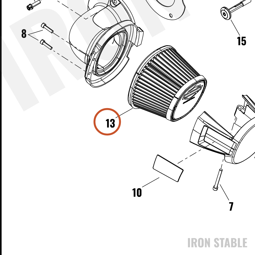 Harley-Davidson Filter, Air, Heavy Breather