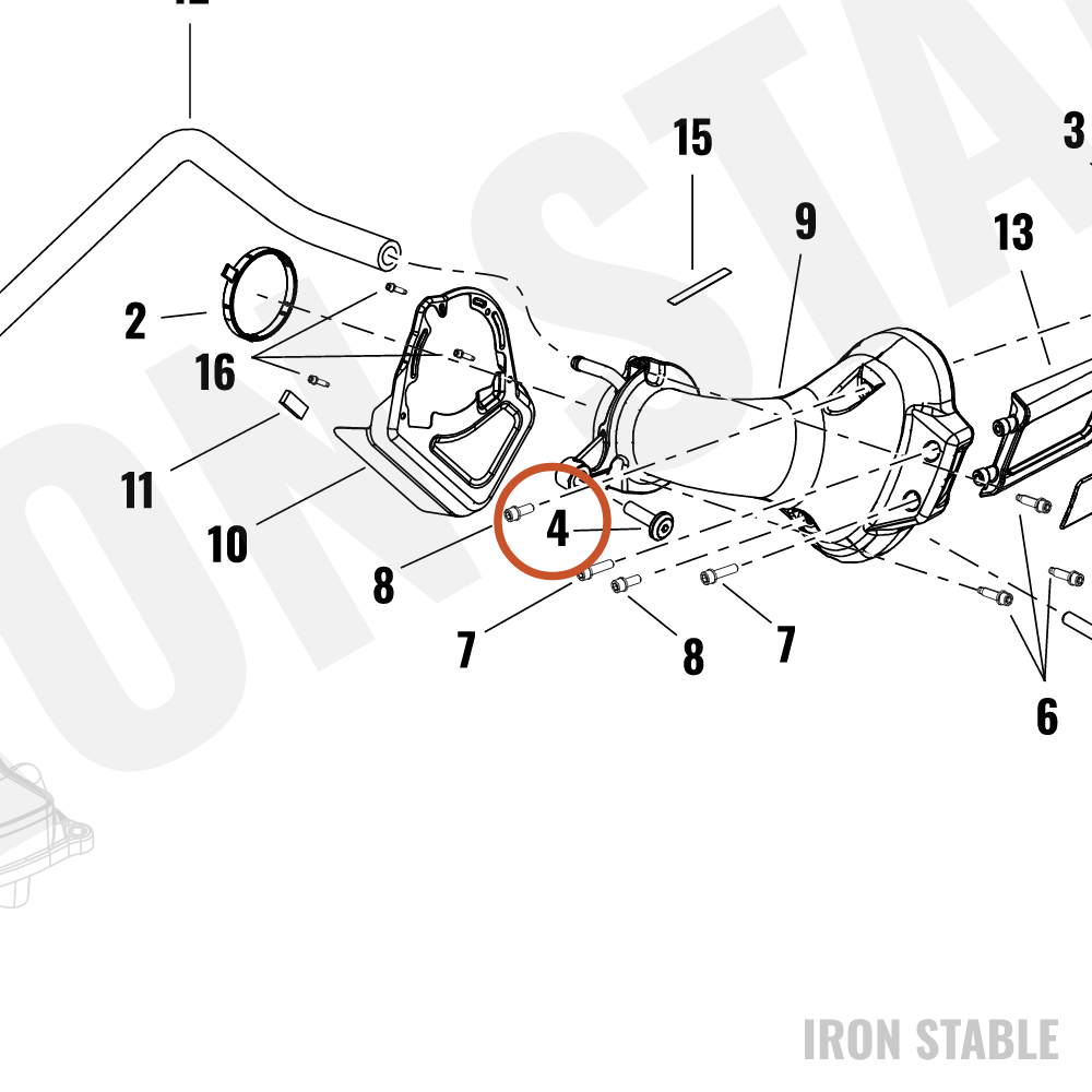 Harley-Davidson Bolt, Brthr, Air Filter