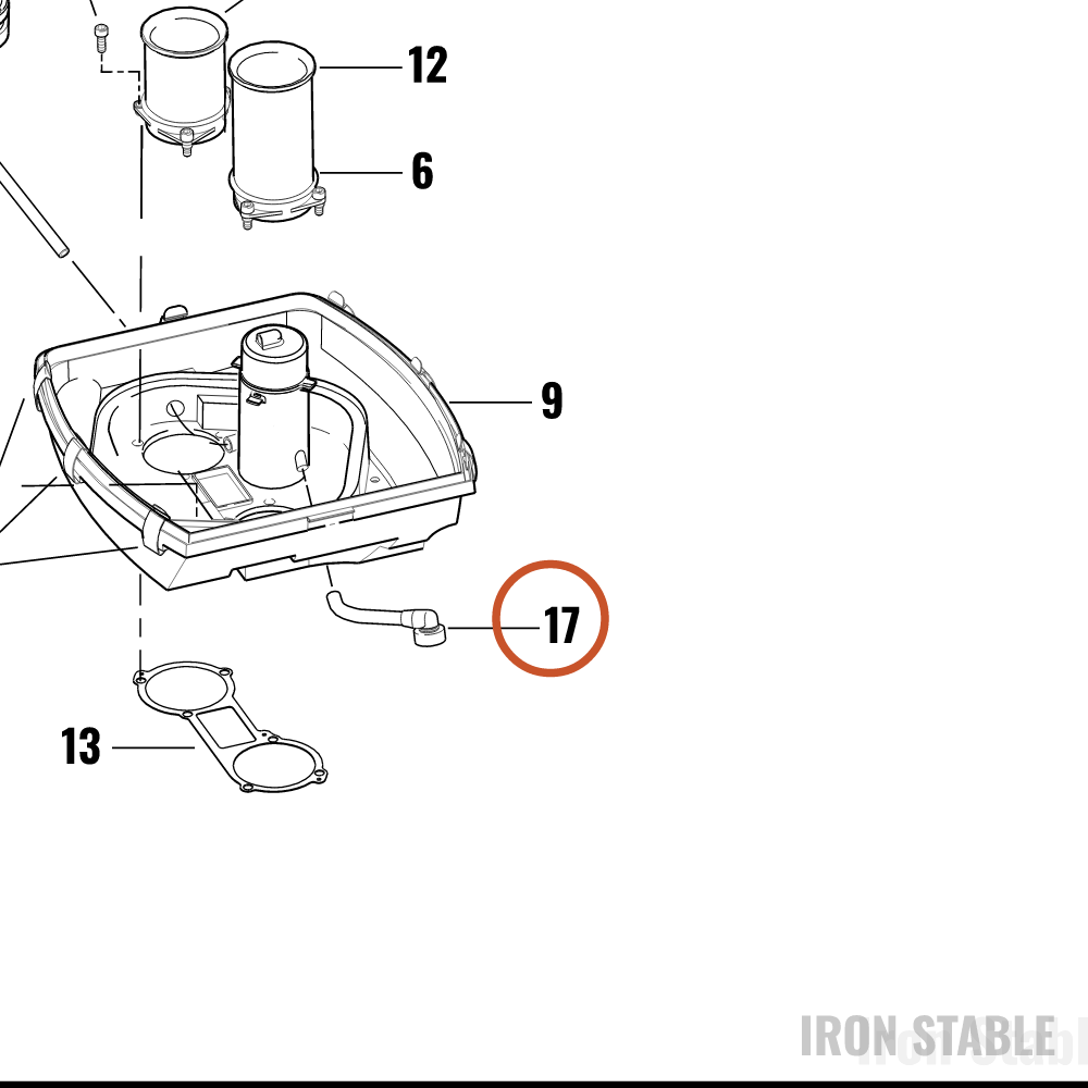 Harley-Davidson Breather Hose, Front