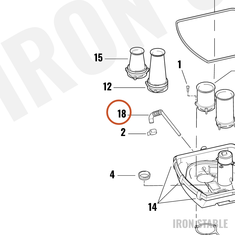 Harley-Davidson Breather Hose, Rr